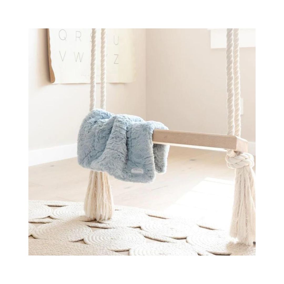 Heather Blue Dream Mini Lush Blanket