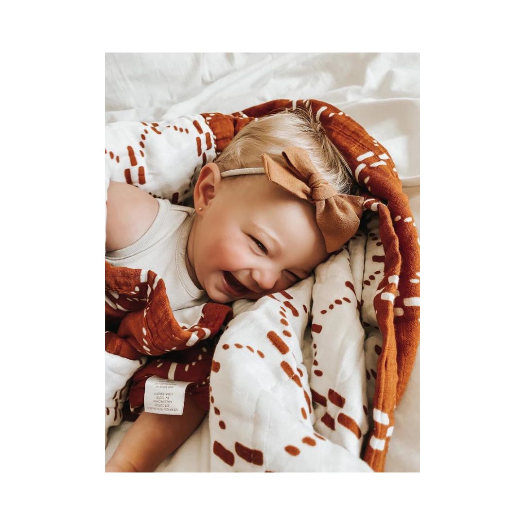 AJJ Copper Bamboo Rayon Muslin 4-Layer Quilt