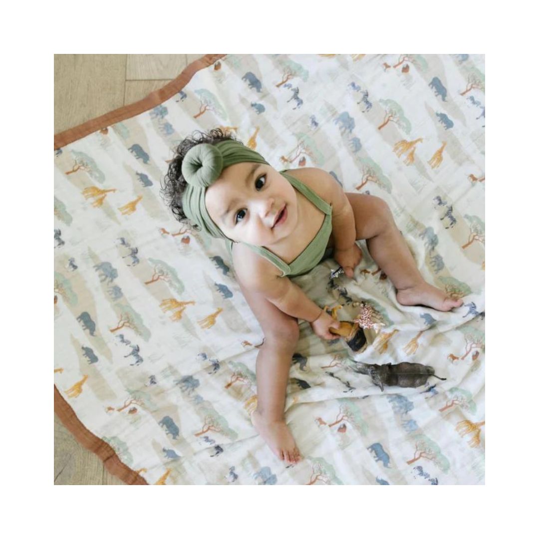 Savannah Bamboo Rayon Muslin 4-Layer Quilt