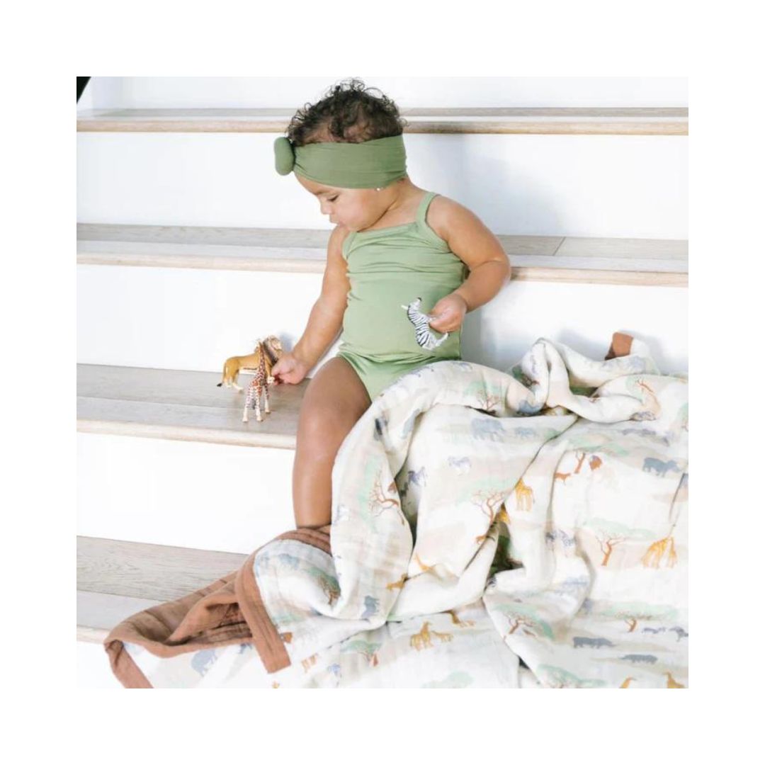 Savannah Bamboo Rayon Muslin 4-Layer Quilt