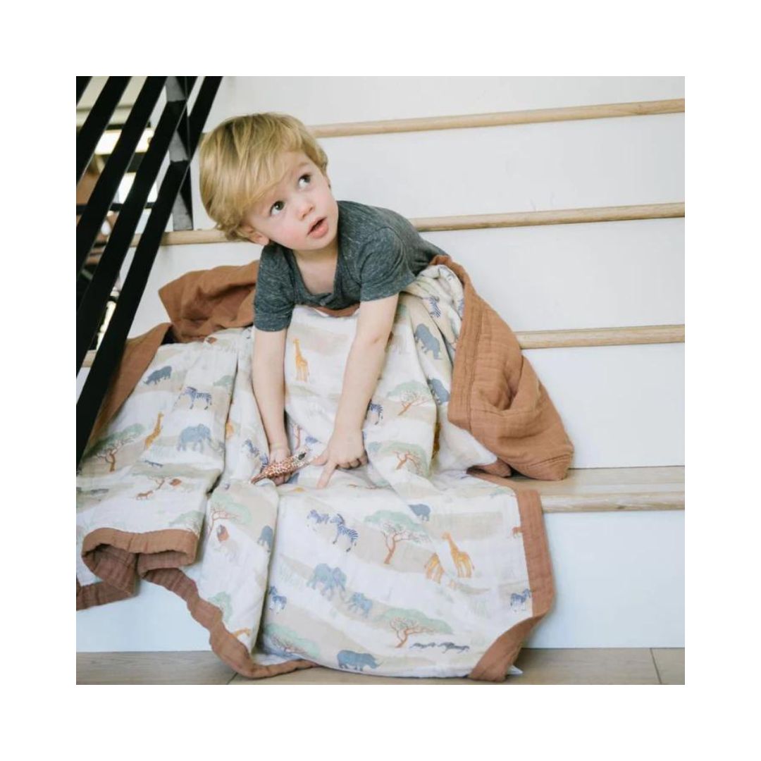 Savannah Bamboo Rayon Muslin 4-Layer Quilt