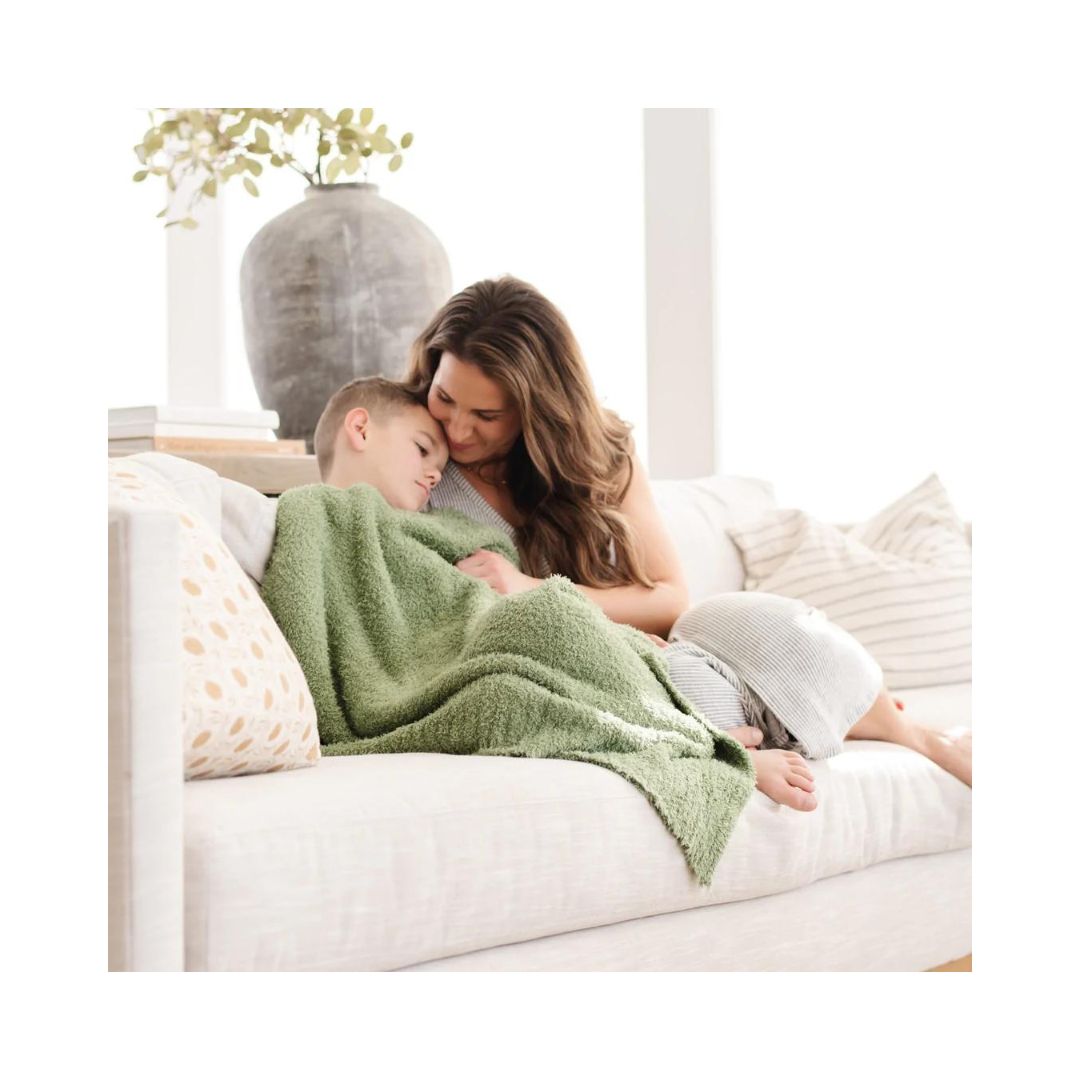 Olive Green Bamboni Toddler Blanket