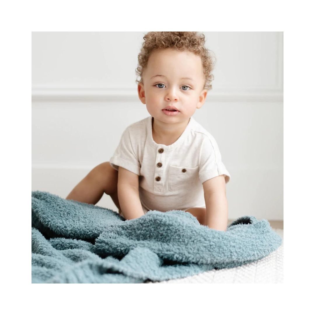 Spruce Bamboni Receiving Blanket