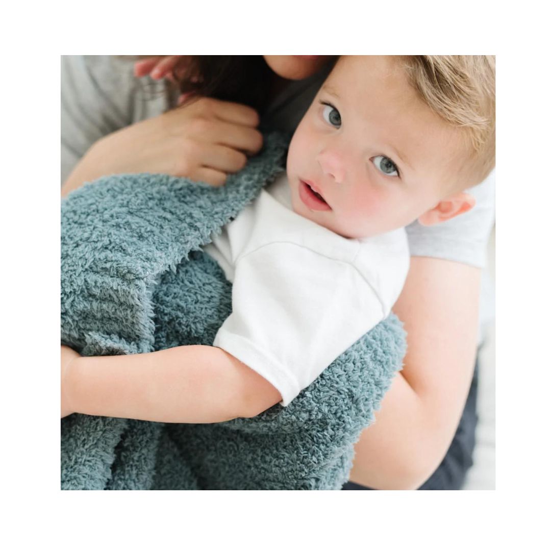 Spruce Bamboni Receiving Blanket