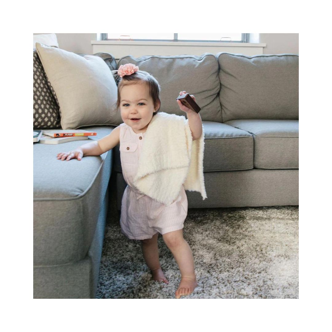 Ivory Bamboni Mini Blanket
