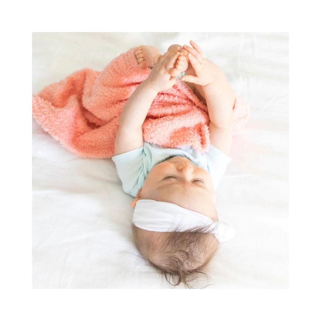 Peach Bamboni Mini Blanket