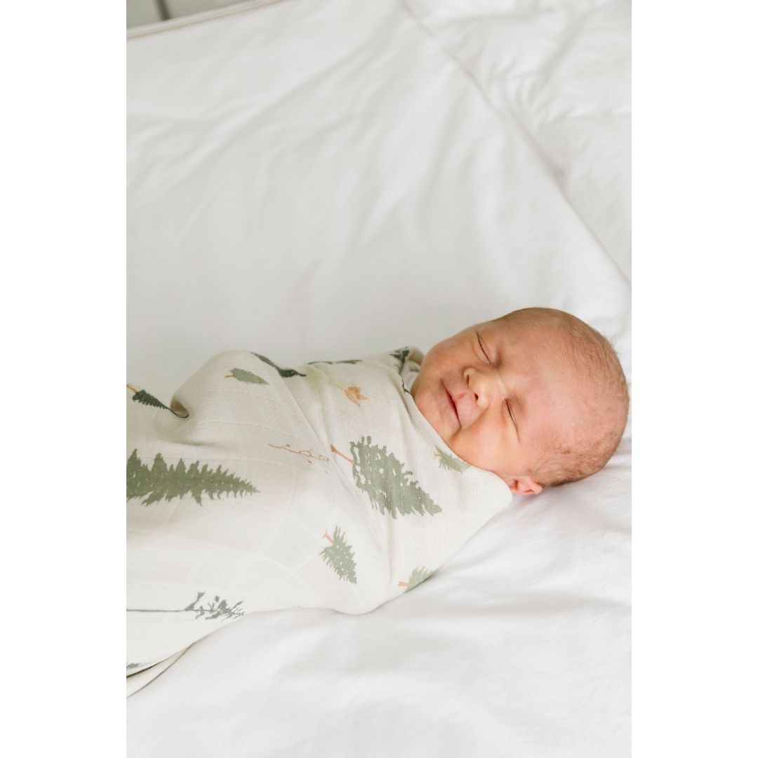 Pine Cotton Muslin 2-pack Swaddles