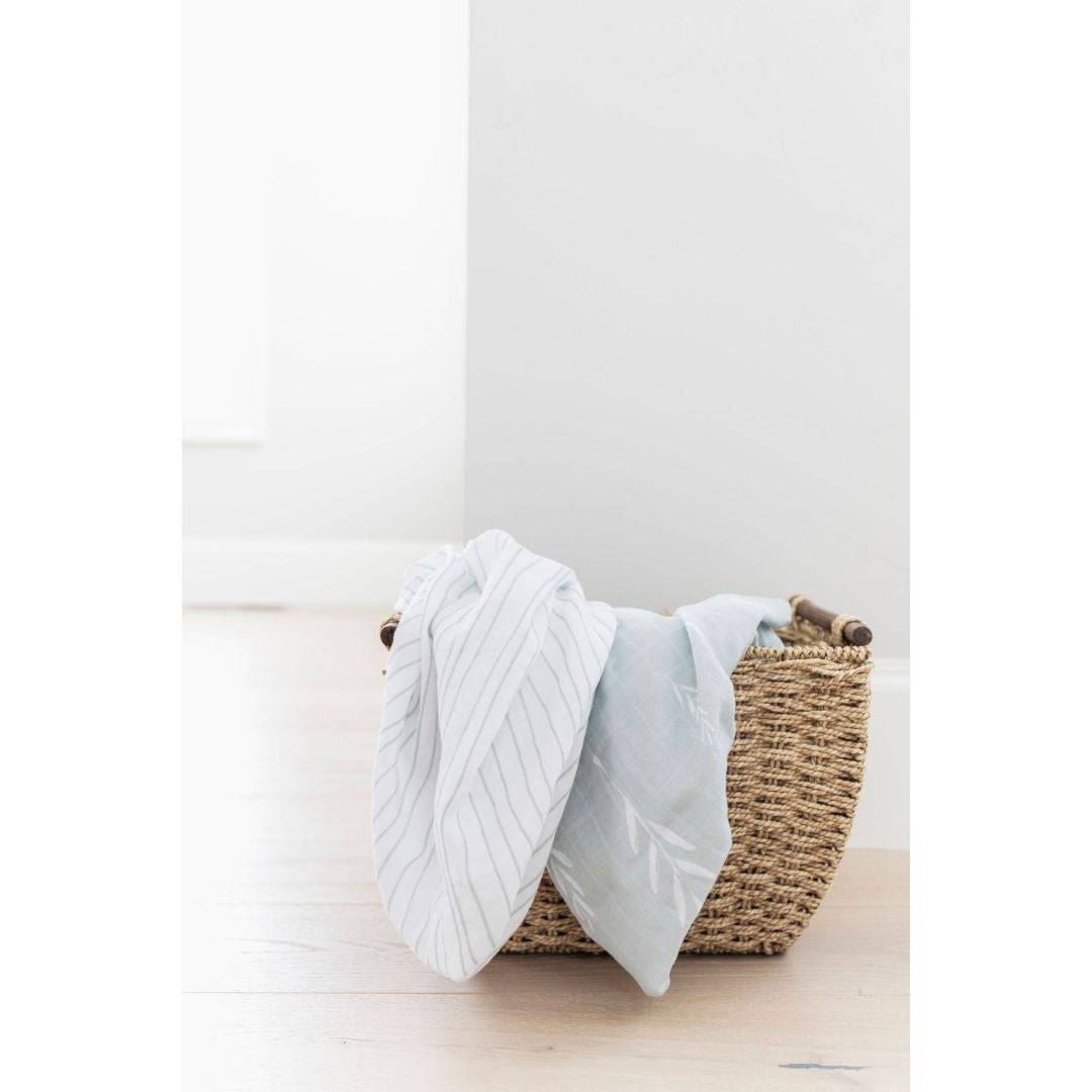 Olive Branch Cotton Muslin 2-pack Swaddles