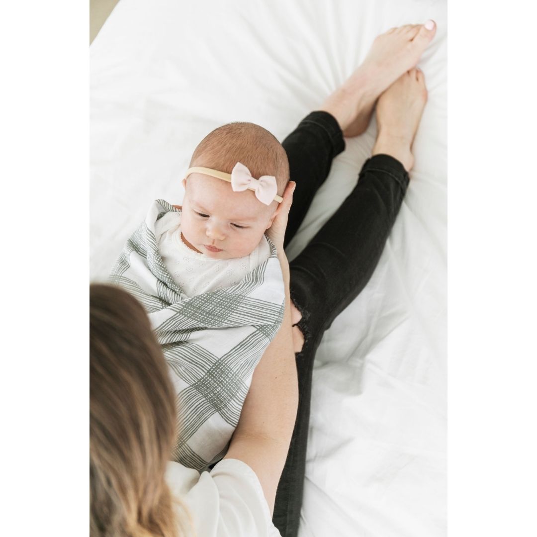 Yellow Bud Cotton Muslin 2-pack Swaddles